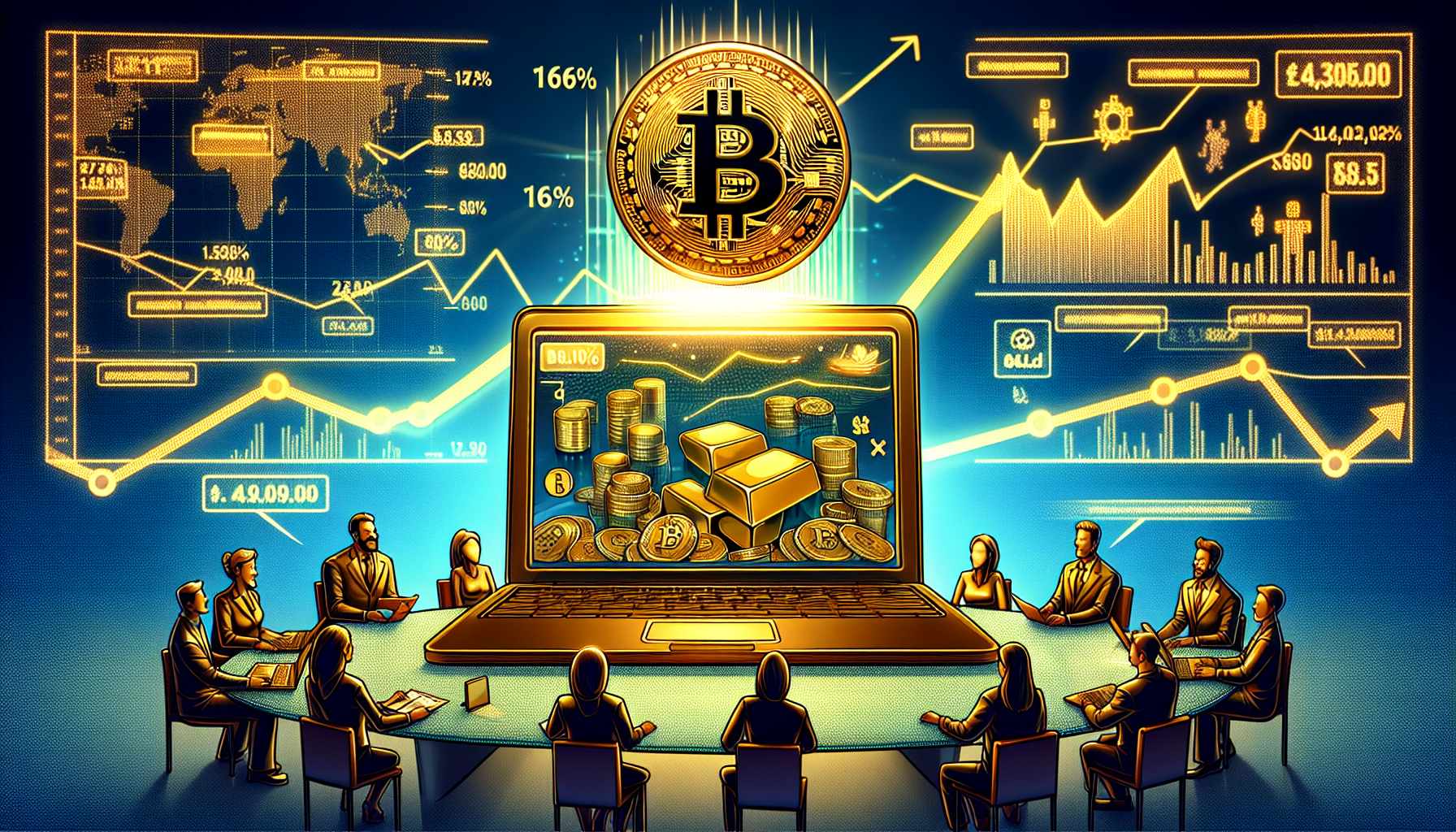 The Golden Rally of Bitcoin: Surpassing Gold in 2023's Spectacular Surge